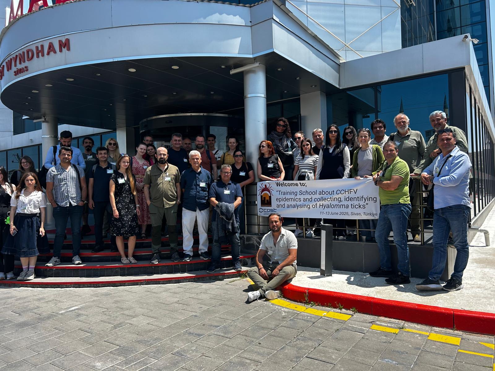 Partecipazione alla Training school and workshop Training School about CCHFV Epidemics and Collecting, Identifying and Analyzing of Hyalomma Ticks Sivas Turkey