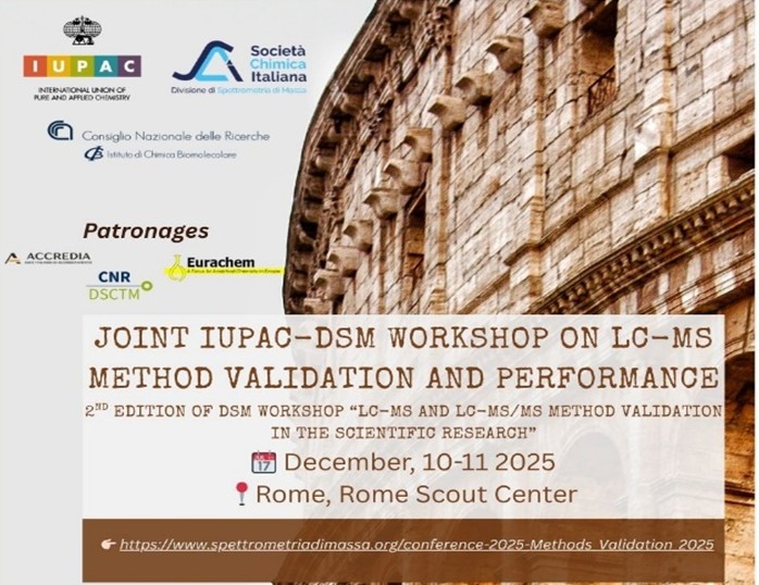 L'IZSUM al JOINT IUPAC-DSM WORKSHOP ON LC-MS METHOD VALIDATION AND PERFORMANCE